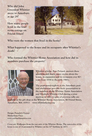 A House Becomes a Home: The Women of the Amesbury Whittier Home